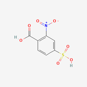 molecular formula C7H5NO7S B12705035 2-Nitro-4-sulfobenzoic acid CAS No. 552-23-8