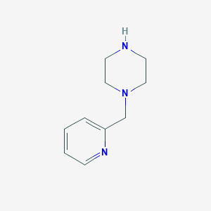 molecular formula C10H15N3 B1270507 1-(Pyridin-2-ylmethyl)piperazine CAS No. 55579-01-6