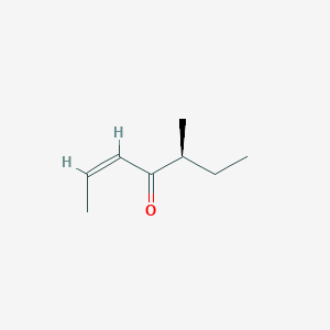molecular formula C8H14O B12705078 5-Methyl-2-hepten-4-one, (S-2Z)- CAS No. 134357-02-1