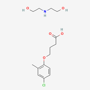 molecular formula C15H24ClNO5 B12705089 Einecs 301-335-8 CAS No. 94005-99-9