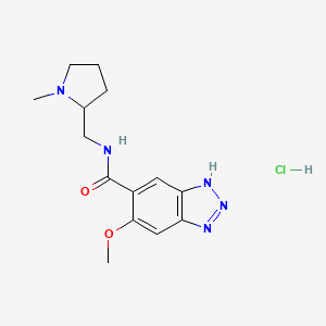 molecular formula C14H20ClN5O2 B12705092 Einecs 280-892-8 CAS No. 83803-74-1
