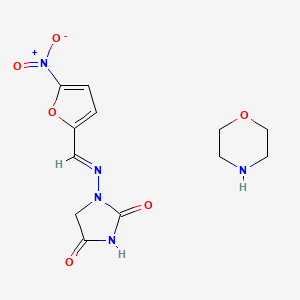 molecular formula C12H15N5O6 B12705148 Einecs 302-938-9 CAS No. 94135-68-9