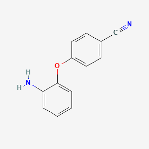molecular formula C13H10N2O B1270518 4-(2-Aminophenoxy)benzonitrile CAS No. 30202-92-7