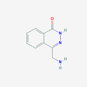 molecular formula C9H9N3O B1270519 4-(氨基甲基)-1(2H)-酞嗪酮 CAS No. 22370-18-9