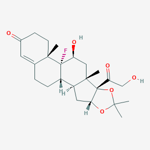 9-Fluoro-11beta,21-dihydroxy-16alpha,17-(isopropylidenedioxy)pregn-4-ene-3,20-dione