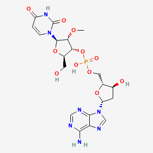 molecular formula C20H26N7O11P B12705220 Desulfurized inarigivir CAS No. 873678-31-0
