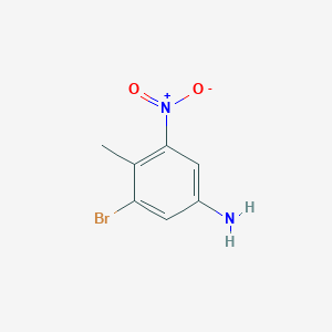 molecular formula C7H7BrN2O2 B1270525 3-Bromo-4-methyl-5-nitroaniline CAS No. 62827-39-8