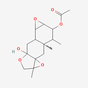 molecular formula C17H24O6 B12705371 Eremofortin D CAS No. 60048-74-0