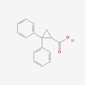 molecular formula C16H14O2 B127054 2,2-Diphenylcyclopropanecarboxylic acid CAS No. 7150-12-1