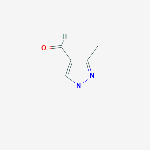 molecular formula C6H8N2O B1270541 1,3-Dimethyl-1H-pyrazole-4-carbaldehyde CAS No. 25016-12-0