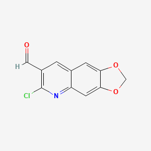 6-Chloro-[1,3]dioxolo[4,5-g]quinoline-7-carbaldehyde