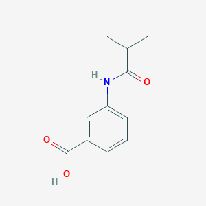 molecular formula C11H13NO3 B1270547 3-(Isobutyrylamino)benzoic acid CAS No. 28533-44-0