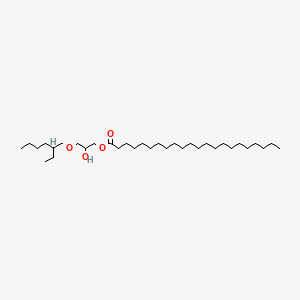 molecular formula C33H66O4 B12705481 Ethylhexylglyceryl behenate CAS No. 66486-85-9