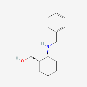 molecular formula C14H21NO B1270552 (-)-顺式-2-苄基氨基环己甲醇 CAS No. 71581-93-6