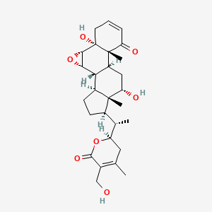 molecular formula C28H38O7 B12705532 Withastramonolide CAS No. 66873-31-2