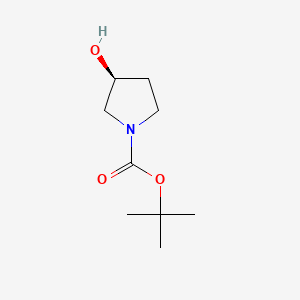 molecular formula C9H17NO3 B1270554 (S)-1-N-Boc-3-hydroxypyrrolidine CAS No. 101469-92-5