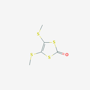 molecular formula C5H6OS4 B1270555 4,5-Bis(methylthio)-1,3-dithiol-2-one CAS No. 61485-46-9