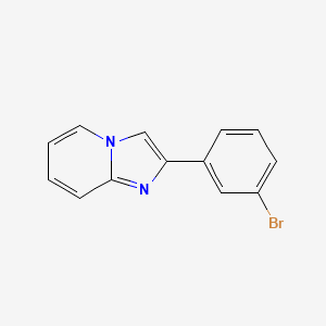 molecular formula C13H9BrN2 B1270589 2-(3-Bromophenyl)imidazo[1,2-a]pyridine CAS No. 419557-33-8