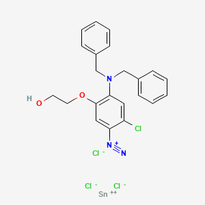 molecular formula C22H21Cl4N3O2Sn B12705928 Einecs 301-542-3 CAS No. 94022-46-5