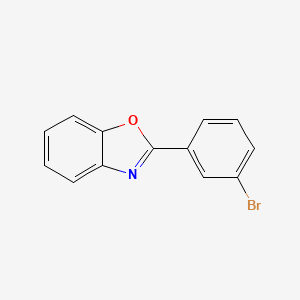 molecular formula C13H8BrNO B1270596 2-(3-Bromophenyl)-1,3-benzoxazole CAS No. 99586-31-9