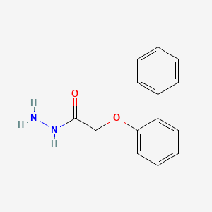molecular formula C14H14N2O2 B1270597 2-(2-Phenylphenoxy)acetohydrazide CAS No. 5493-64-1