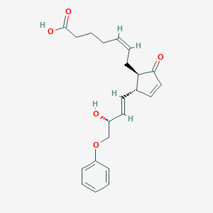 molecular formula C22H26O5 B127060 16-phenoxy tetranor Prostaglandin A2 