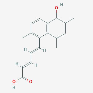 molecular formula C18H22O3 B127061 Arohynapene A CAS No. 154445-08-6