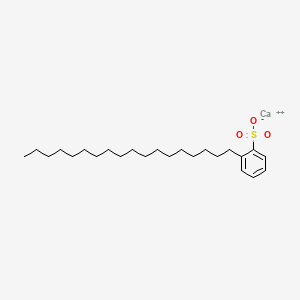 molecular formula C24H41CaO3S+ B12706132 Calcium octadecylbenzenesulphonate CAS No. 36250-83-6
