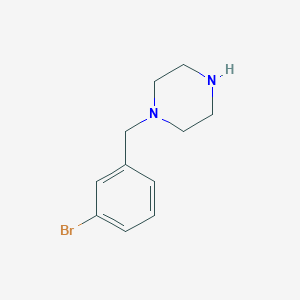 molecular formula C11H15BrN2 B1270614 1-(3-Bromobenzyl)piperazine CAS No. 423154-81-8