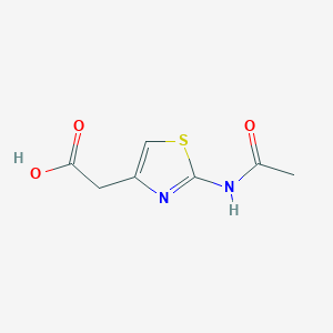 B1270624 (2-Acetylamino-thiazol-4-yl)-acetic acid CAS No. 202408-30-8
