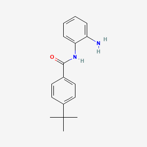 molecular formula C17H20N2O B1270625 N-(2-aminophenyl)-4-tert-butylbenzamide CAS No. 219492-28-1