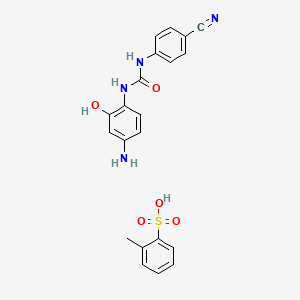 molecular formula C21H20N4O5S B12706266 Einecs 305-567-0 CAS No. 94713-21-0