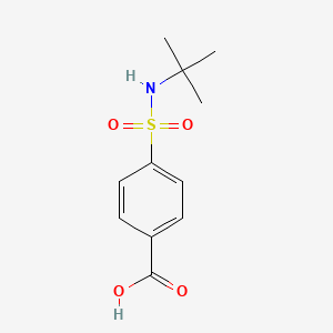 molecular formula C11H15NO4S B1270634 4-[(Tert-butylamino)sulfonyl]benzoic acid CAS No. 99987-05-0