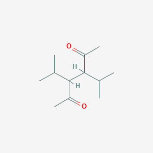 molecular formula C12H22O2 B12706395 3,4-Diisopropyl-2,5-hexanedione CAS No. 100250-29-1