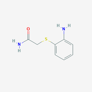 molecular formula C8H10N2OS B1270640 2-[(2-Aminophenyl)thio]acetamide CAS No. 90271-33-3