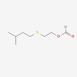molecular formula C8H16O2S B12706508 2-((3-Methylbutyl)thio)ethyl formate CAS No. 83803-47-8