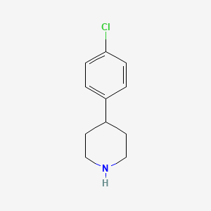 molecular formula C11H14ClN B1270657 4-(4-Chlorophenyl)piperidine CAS No. 26905-02-2
