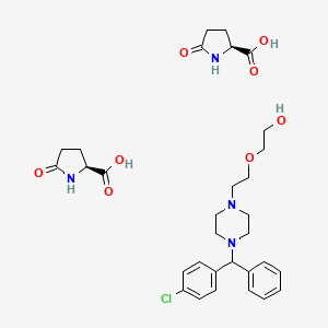 molecular formula C31H41ClN4O8 B12706570 Einecs 298-466-5 CAS No. 93804-87-6