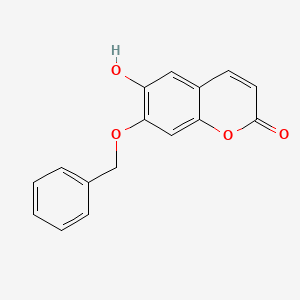 molecular formula C16H12O4 B1270658 7-Benzyl-O-esculetin CAS No. 895-61-4