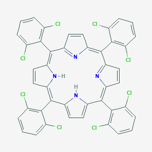 molecular formula C44H22Cl8N4 B127066 5,10,15,20-四(2,6-二氯苯基)卟啉 CAS No. 37083-37-7