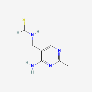 molecular formula C7H10N4S B12706639 N-((4-Amino-2-methyl-5-pyrimidyl)methyl)thioformamide CAS No. 31375-20-9