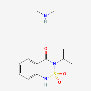 molecular formula C12H19N3O3S B12706710 Einecs 256-855-7 CAS No. 50930-44-4