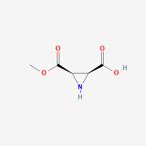 (2S,3R)-3-methoxycarbonylaziridine-2-carboxylic Acid
