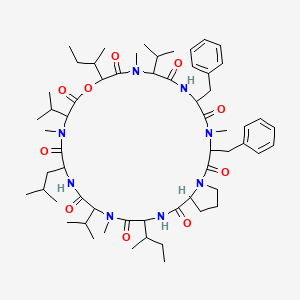 molecular formula C60H92N8O10 B12706810 Aureobasidin G CAS No. 127757-31-7