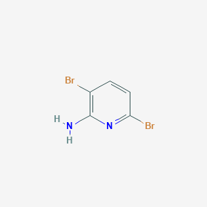 molecular formula C5H4Br2N2 B1270682 2-Amino-3,6-dibromopyridine CAS No. 503425-86-3