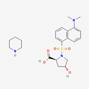 molecular formula C22H31N3O5S B12706834 Einecs 282-574-4 CAS No. 84255-27-6