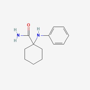 1-(Phenylamino)cyclohexane-1-carboxamide