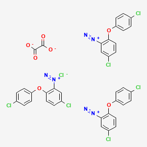 molecular formula C38H21Cl7N6O7 B12707034 Einecs 288-597-6 CAS No. 85828-70-2