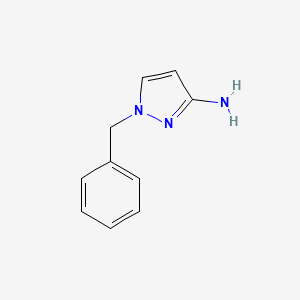 molecular formula C10H11N3 B1270706 1-benzyl-1H-pyrazol-3-amine CAS No. 21377-09-3