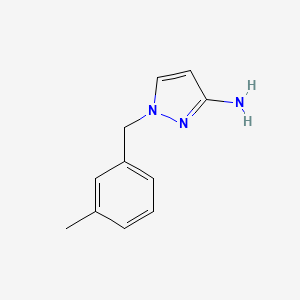 molecular formula C11H13N3 B1270713 1-(3-methylbenzyl)-1H-pyrazol-3-amine CAS No. 955962-44-4